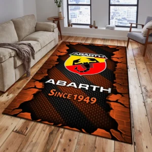 Abarth Rug, Gift For Abarth Lovers, Gift For Him, Husband, Boyfriend CAR18403172500 - Orange
