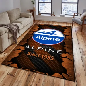 Alpine Rug, Gift For Alpine Lovers, Gift For Him, Husband, Boyfriend CAR18403172503 - Orange