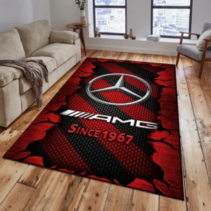 Mercedes AMG Rug, Gift For Mercedes AMG Lovers, Gift For Him, Husband, Boyfriend CAR18403172504 - Red