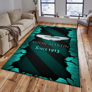 Aston-Martin Rug, Gift For Aston-Martin Lovers, Gift For Him, Husband, Boyfriend CAR18403172505 - Cyan