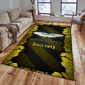 Aston-Martin Rug, Gift For Aston-Martin Lovers, Gift For Him, Husband, Boyfriend CAR18403172505 - Yellow