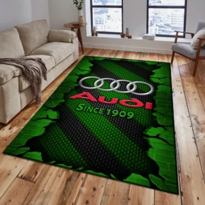 Audi Rug, Gift For Audi Lovers, Gift For Him, Husband, Boyfriend CAR18403172506 - Green