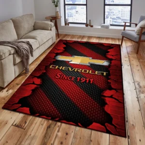 Chevrolet Rug, Gift For Chevrolet Lovers, Gift For Him, Husband, Boyfriend CAR18403172519 - Red