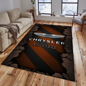 Chrysler Rug, Gift For Chrysler Lovers, Gift For Him, Husband, Boyfriend CAR18403172520 - Brown