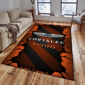 Chrysler Rug, Gift For Chrysler Lovers, Gift For Him, Husband, Boyfriend CAR18403172520 - Orange