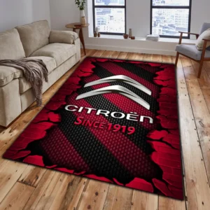Citroen Rug, Gift For Citroen Lovers, Gift For Him, Husband, Boyfriend CAR18403172521 - Red
