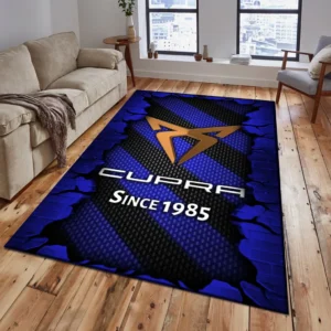 Cupra Rug, Gift For Cupra Lovers, Gift For Him, Husband, Boyfriend CAR18403172523 - Blue