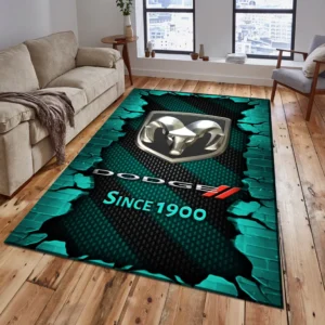 Dodge Rug, Gift For Dodge Lovers, Gift For Him, Husband, Boyfriend CAR18403172528 - Cyan