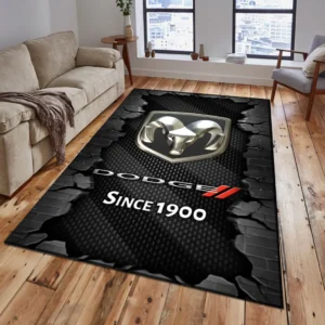 Dodge Rug, Gift For Dodge Lovers, Gift For Him, Husband, Boyfriend CAR18403172528 - Grey