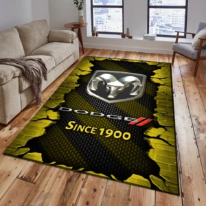 Dodge Rug, Gift For Dodge Lovers, Gift For Him, Husband, Boyfriend CAR18403172528 - Yellow