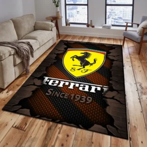 Ferrari Rug, Gift For Ferrari Lovers, Gift For Him, Husband, Boyfriend CAR18403172529 - Brown