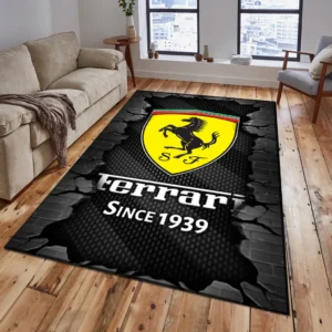 Ferrari Rug, Gift For Ferrari Lovers, Gift For Him, Husband, Boyfriend CAR18403172529 - Grey