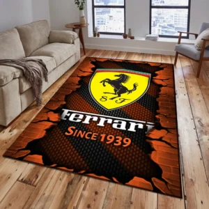 Ferrari Rug, Gift For Ferrari Lovers, Gift For Him, Husband, Boyfriend CAR18403172529 - Orange