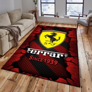 Ferrari Rug, Gift For Ferrari Lovers, Gift For Him, Husband, Boyfriend CAR18403172529 - Red