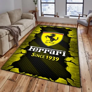 Ferrari Rug, Gift For Ferrari Lovers, Gift For Him, Husband, Boyfriend CAR18403172529 - Yellow