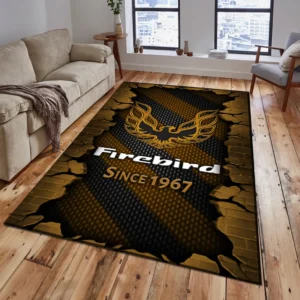 Firebird Pontiac Rug, Gift For Firebird Pontiac Lovers, Gift For Him, Husband, Boyfriend CAR18403172530 - Brown