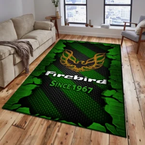Firebird Pontiac Rug, Gift For Firebird Pontiac Lovers, Gift For Him, Husband, Boyfriend CAR18403172530 - Green