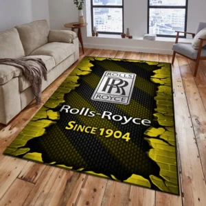Rolls Royce Rug, Gift For Rolls Royce Lovers, Gift For Him, Husband, Boyfriend CAR18403172576 - Yellow