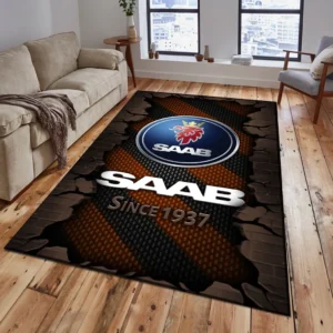 Saab Rug, Gift For Saab Lovers, Gift For Him, Husband, Boyfriend CAR18403172577 - Brown