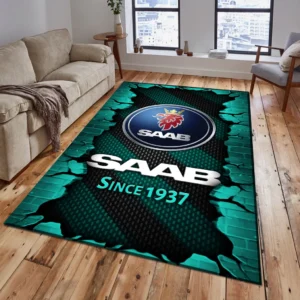 Saab Rug, Gift For Saab Lovers, Gift For Him, Husband, Boyfriend CAR18403172577 - Cyan