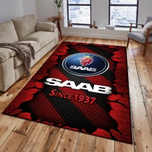 Saab Rug, Gift For Saab Lovers, Gift For Him, Husband, Boyfriend CAR18403172577 - Red