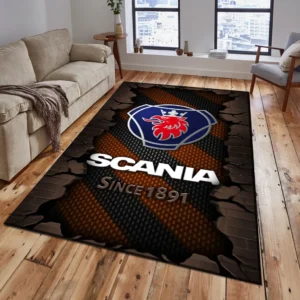 Scania Rug, Gift For Scania Lovers, Gift For Him, Husband, Boyfriend CAR18403172578 - Brown