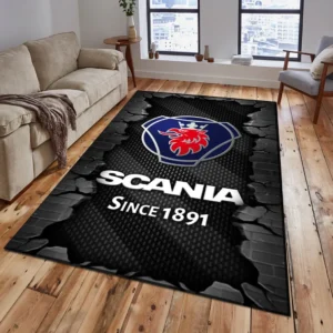 Scania Rug, Gift For Scania Lovers, Gift For Him, Husband, Boyfriend CAR18403172578 - Grey