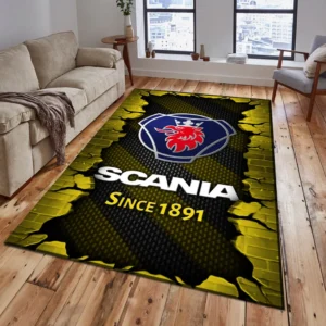 Scania Rug, Gift For Scania Lovers, Gift For Him, Husband, Boyfriend CAR18403172578 - Yellow