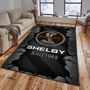 Shelby Rug, Gift For Shelby Lovers, Gift For Him, Husband, Boyfriend CAR18403172580 - Grey