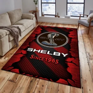 Shelby Rug, Gift For Shelby Lovers, Gift For Him, Husband, Boyfriend CAR18403172580 - Red