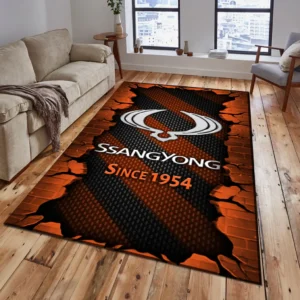 SsangYong Motor Rug, Gift For SsangYong Motor Lovers, Gift For Him, Husband, Boyfriend CAR18403172583 - Orange
