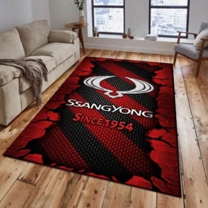 SsangYong Motor Rug, Gift For SsangYong Motor Lovers, Gift For Him, Husband, Boyfriend CAR18403172583 - Red