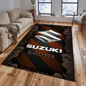 Suzuki Rug, Gift For Suzuki Lovers, Gift For Him, Husband, Boyfriend CAR18403172585 - Brown