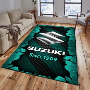 Suzuki Rug, Gift For Suzuki Lovers, Gift For Him, Husband, Boyfriend CAR18403172585 - Cyan