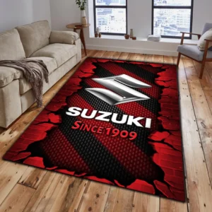 Suzuki Rug, Gift For Suzuki Lovers, Gift For Him, Husband, Boyfriend CAR18403172585 - Red
