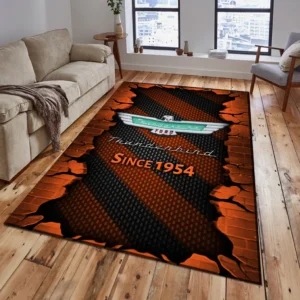 Thunderbird Rug, Gift For Thunderbird Lovers, Gift For Him, Husband, Boyfriend CAR18403172587 - Orange