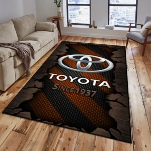 Toyota Rug, Gift For Toyota Lovers, Gift For Him, Husband, Boyfriend CAR18403172588 - Brown