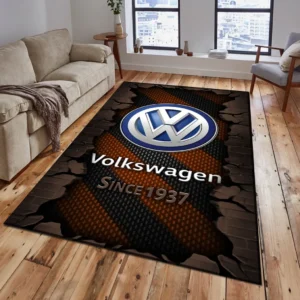 Volkswagen Rug, Gift For Volkswagen Lovers, Gift For Him, Husband, Boyfriend CAR18403172590 - Brown