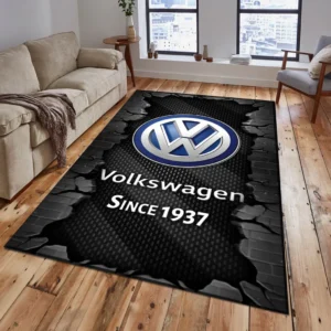 Volkswagen Rug, Gift For Volkswagen Lovers, Gift For Him, Husband, Boyfriend CAR18403172590 - Grey