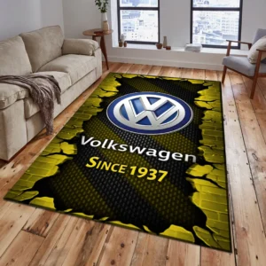 Volkswagen Rug, Gift For Volkswagen Lovers, Gift For Him, Husband, Boyfriend CAR18403172590 - Yellow