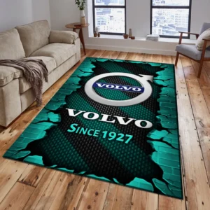 Volvo Rug, Gift For Volvo Lovers, Gift For Him, Husband, Boyfriend CAR18403172591 - Cyan
