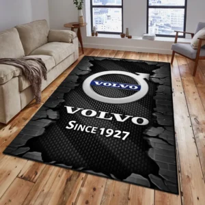 Volvo Rug, Gift For Volvo Lovers, Gift For Him, Husband, Boyfriend CAR18403172591 - Grey