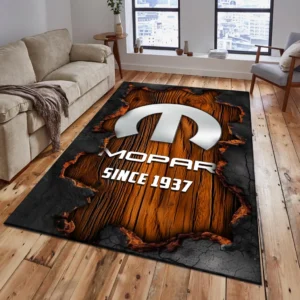 Mopar Rug, All Over Print Rug Mopar CAR19503182546 - Orange