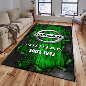 Nissan Rug, All Over Print Rug Nissan CAR19503182547 - Green