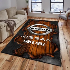 Nissan Rug, All Over Print Rug Nissan CAR19503182547 - Orange
