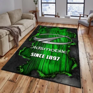 Oldsmobile Rug, All Over Print Rug Oldsmobile CAR19503182548 - Green
