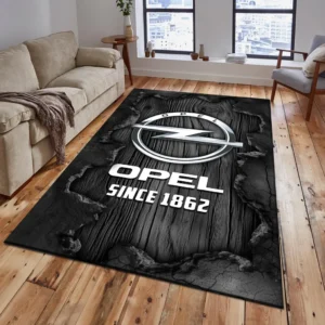 Opel Rug, All Over Print Rug Opel CAR19503182549 - Grey