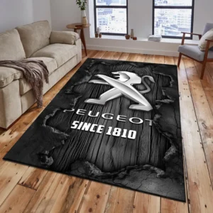 Peugeot Rug, All Over Print Rug Peugeot CAR19503182550 - Grey
