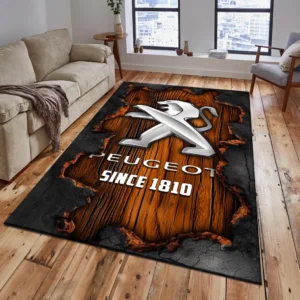 Peugeot Rug, All Over Print Rug Peugeot CAR19503182550 - Orange