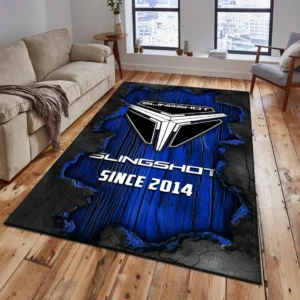 Polaris Slingshot Rug, All Over Print Rug Polaris Slingshot CAR19503182551 - Blue